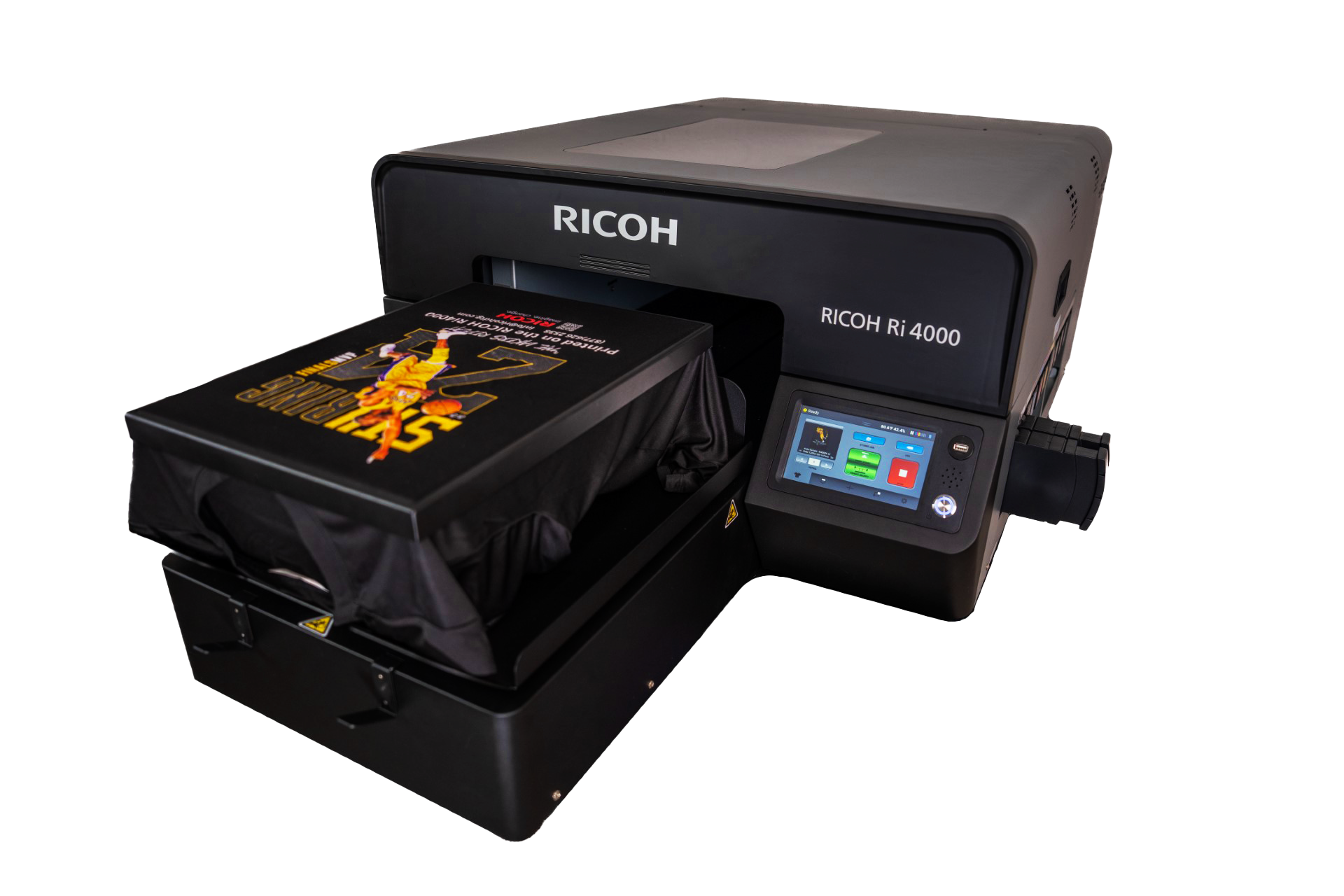 Polyester printing market gap closed by RICOH Ri 4000 Direct to Garment (DTG) printer