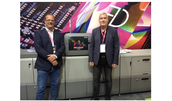 Ecograf invests in its quality service by ordering two Ricoh Pro™ C9110 presses at Drupa 2016
