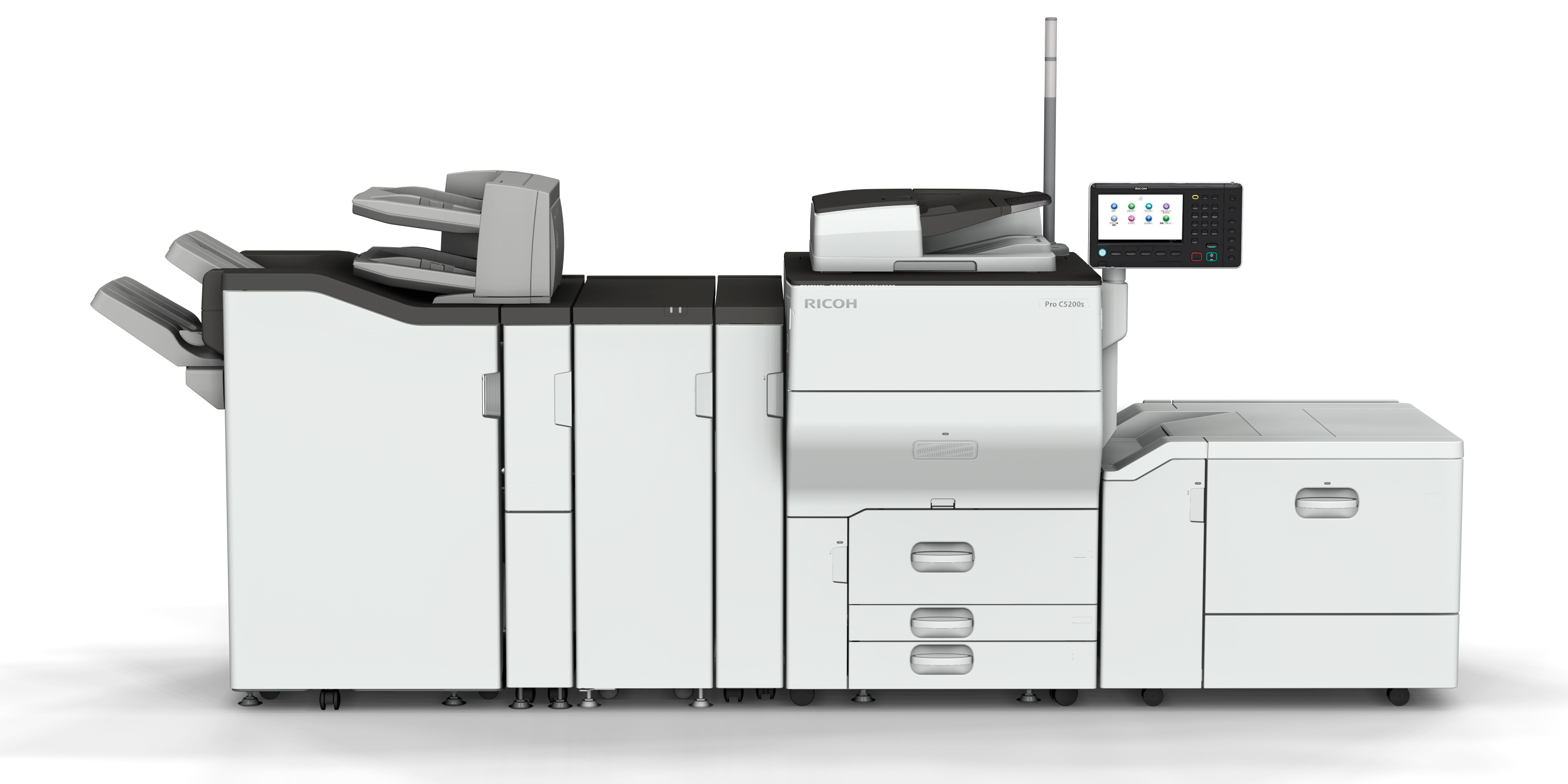 New EFI Fiery servers for Ricoh Pro™ C5200 series provide exceptional performance and quality