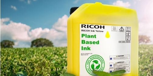 Nyt plantebaseret blæk fra Ricoh forbedrer grafik- og emballagetryks bæredygtighed